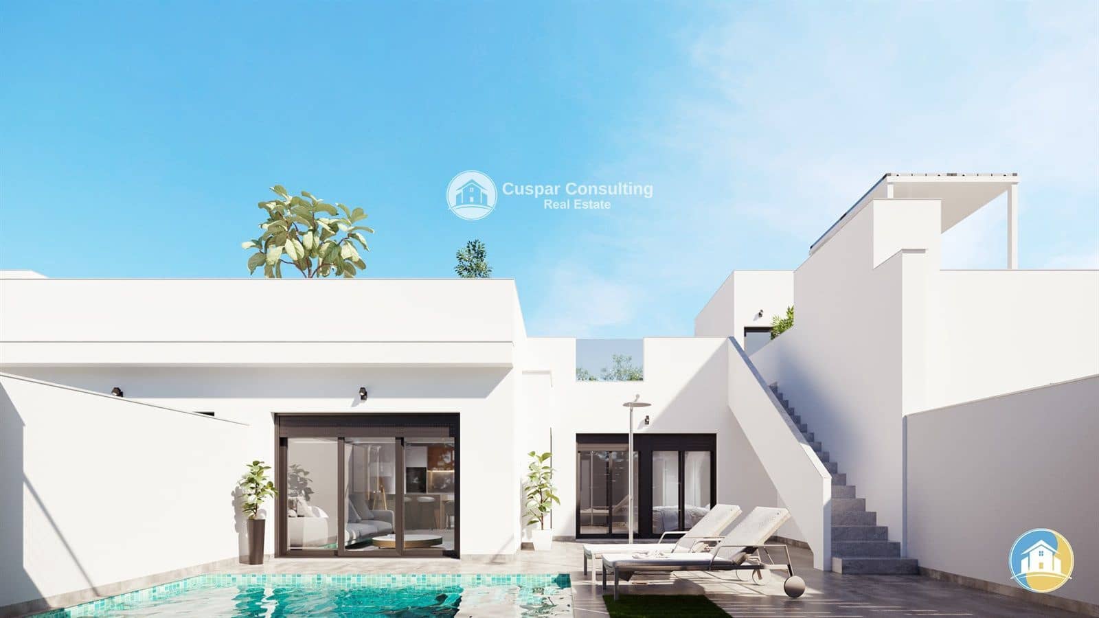 2 bedroom Villa for sale in Torre-Pacheco with pool garage - € 259,900 (Ref: 8555806)