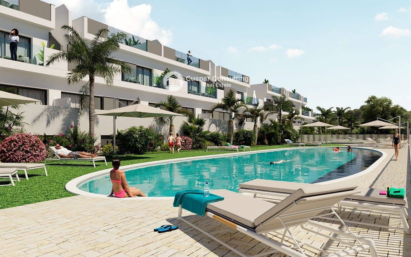 2 chambre Penthouse à vendre à Torrevieja avec piscine garage - 305 000 € (Ref: 8555807)