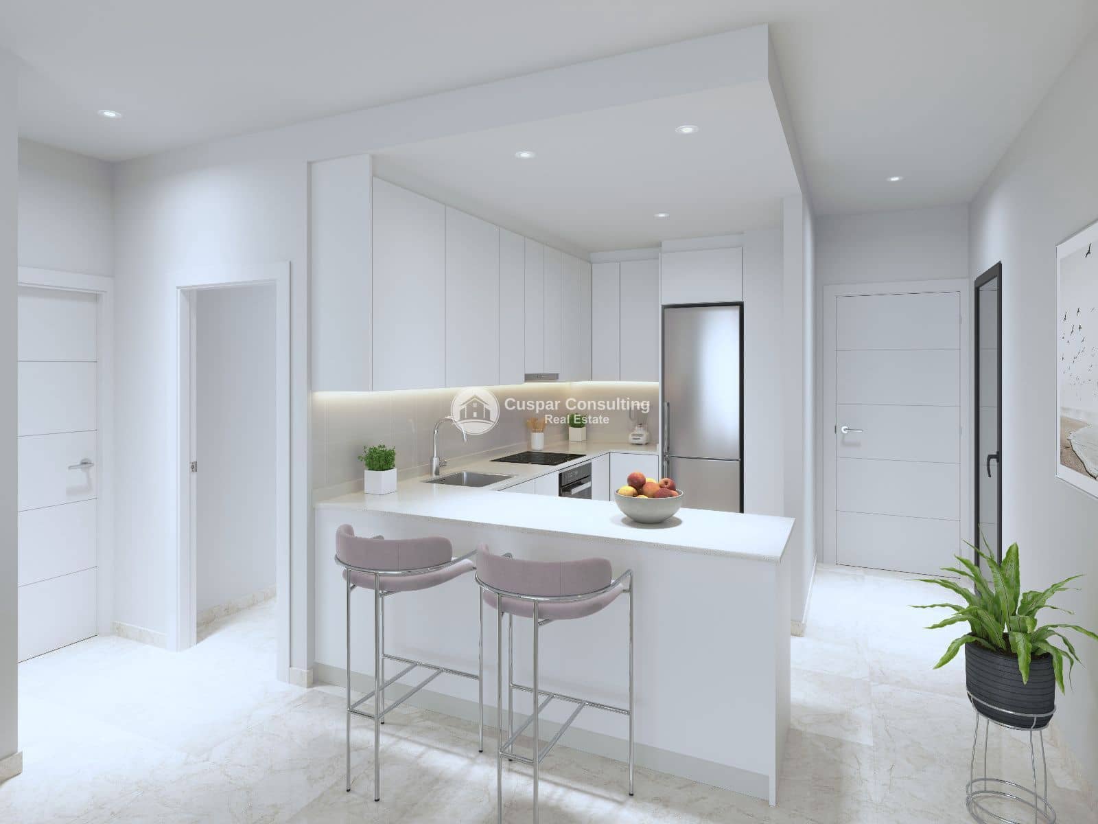 2 sypialnia Mieszkanie na sprzedaż w Puerto de Mazarron z basenem garażem - 312 000 € (Ref: 8555808)