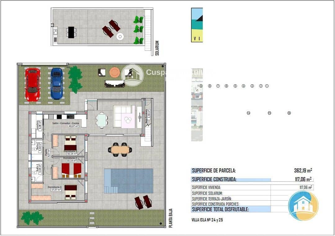 3 camera da letto Villa in vendita in San Juan de los Terreros con piscina garage - 525.000 € (Rif: 8555813)