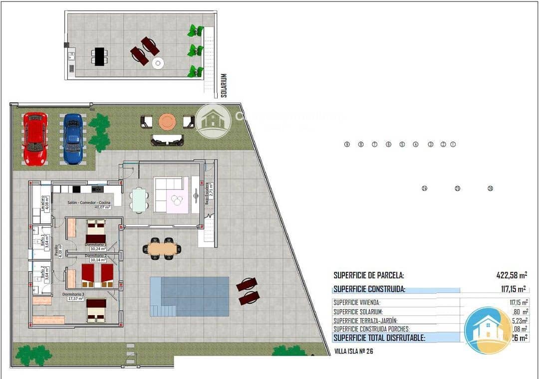 3 camera da letto Villa in vendita in San Juan de los Terreros con piscina garage - 525.000 € (Rif: 8555813)