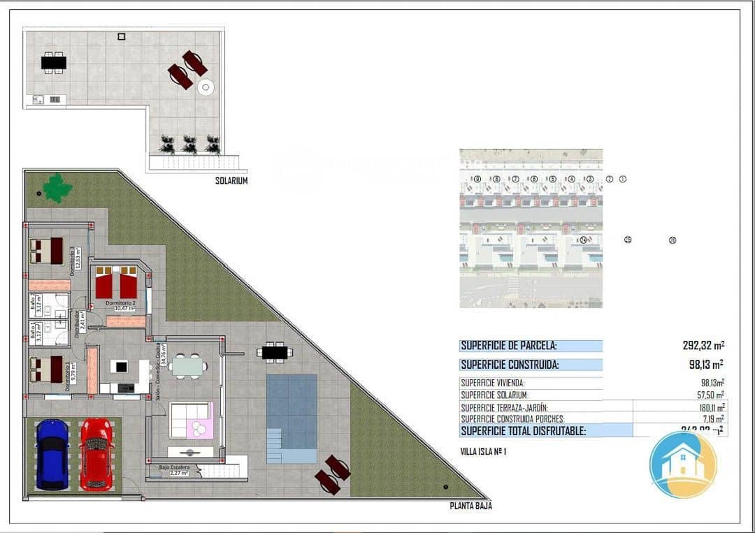 3 camera da letto Villa in vendita in San Juan de los Terreros con piscina garage - 525.000 € (Rif: 8555813)