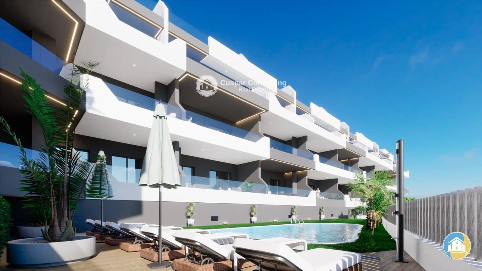 3 soveværelse Lejlighed til salg i Benijofar med swimmingpool garage - € 263.000 (Ref: 8555815)