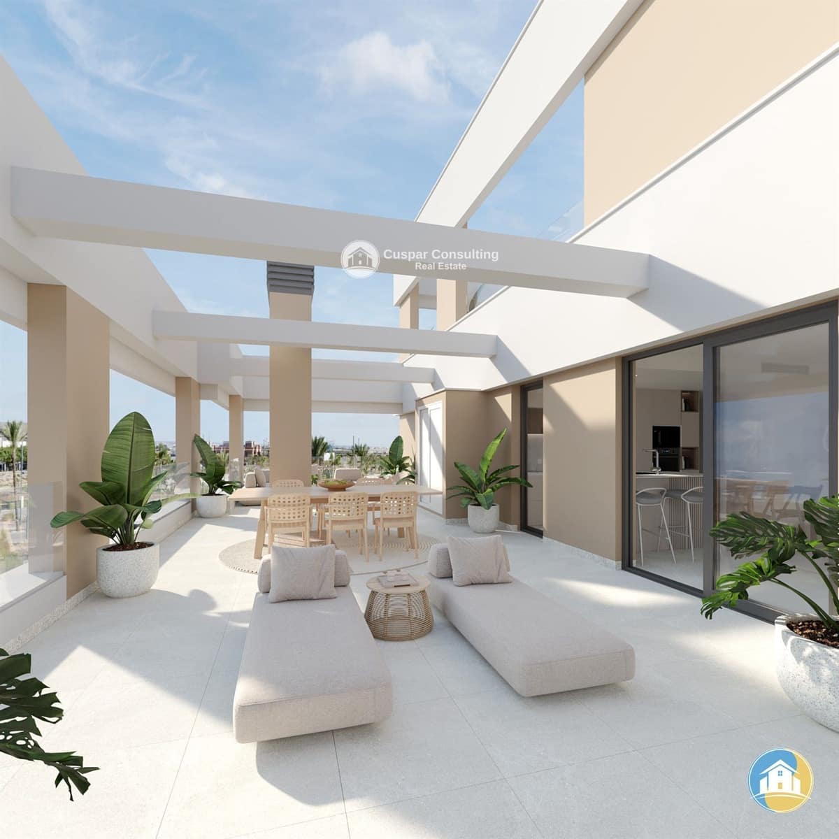 3 soveværelse Penthouse til salg i Los Alcazares med swimmingpool garage - € 525.000 (Ref: 8555817)