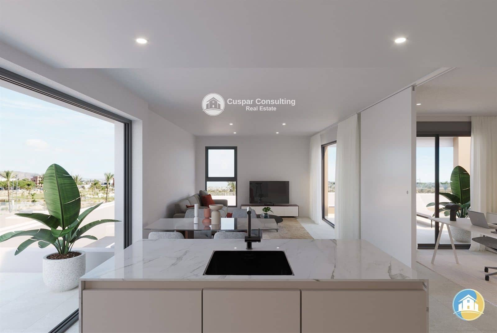 3 soveværelse Penthouse til salg i Los Alcazares med swimmingpool garage - € 525.000 (Ref: 8555817)