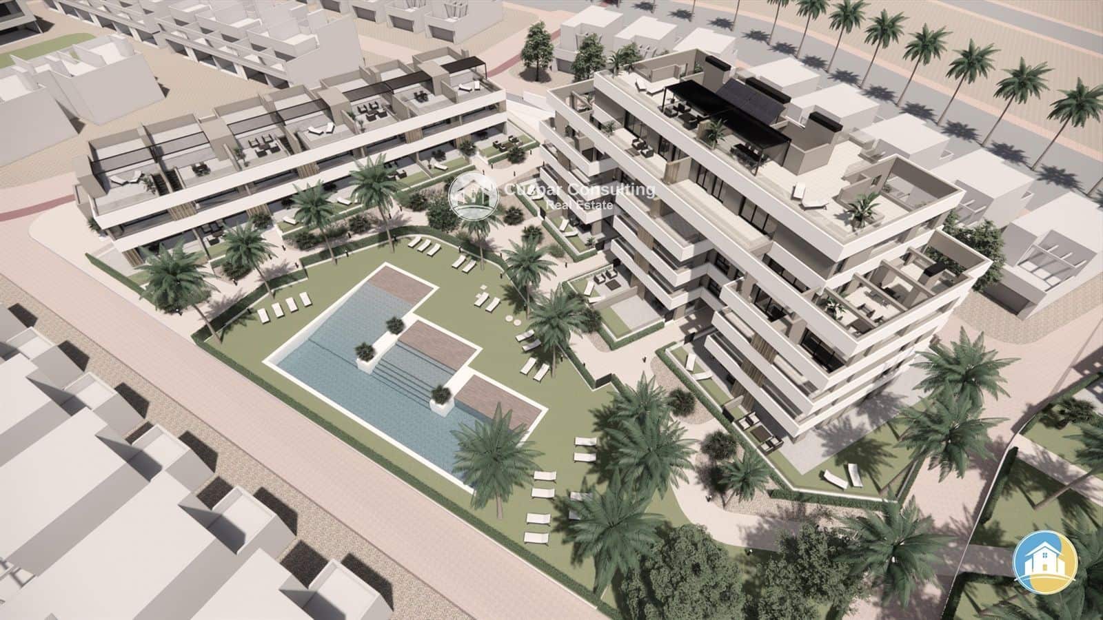 3 soveværelse Penthouse til salg i Los Alcazares med swimmingpool garage - € 525.000 (Ref: 8555817)