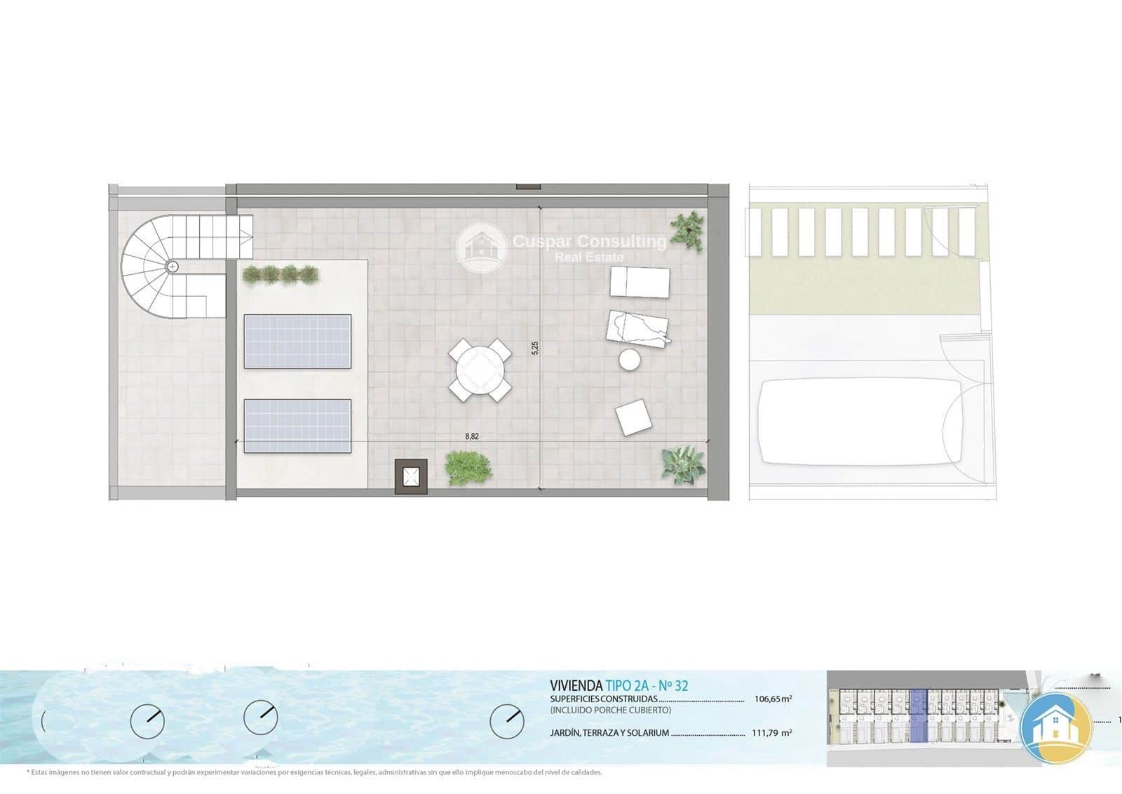 3 soverom Leilighet til salgs i Pilar de la Horadada med svømmebasseng garasje - € 298 000 (Ref: 8555818)