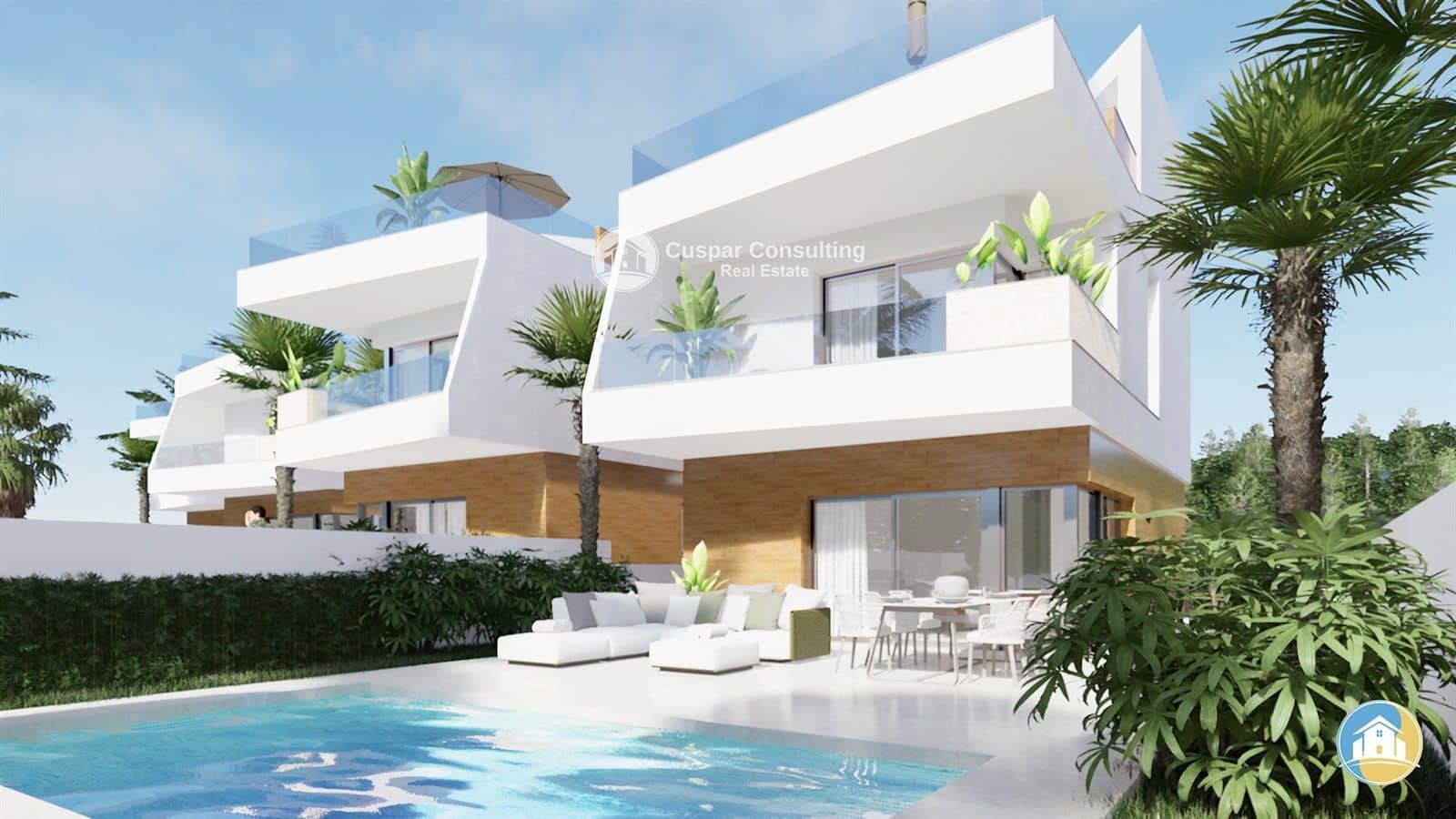 3 bedroom Villa for sale in Pilar de la Horadada with pool garage - € 474,900 (Ref: 8555825)