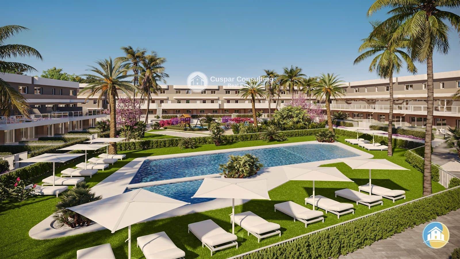 2 bedroom Flat for sale in Elche / Elx with pool garage - € 240,000 (Ref: 8555832)