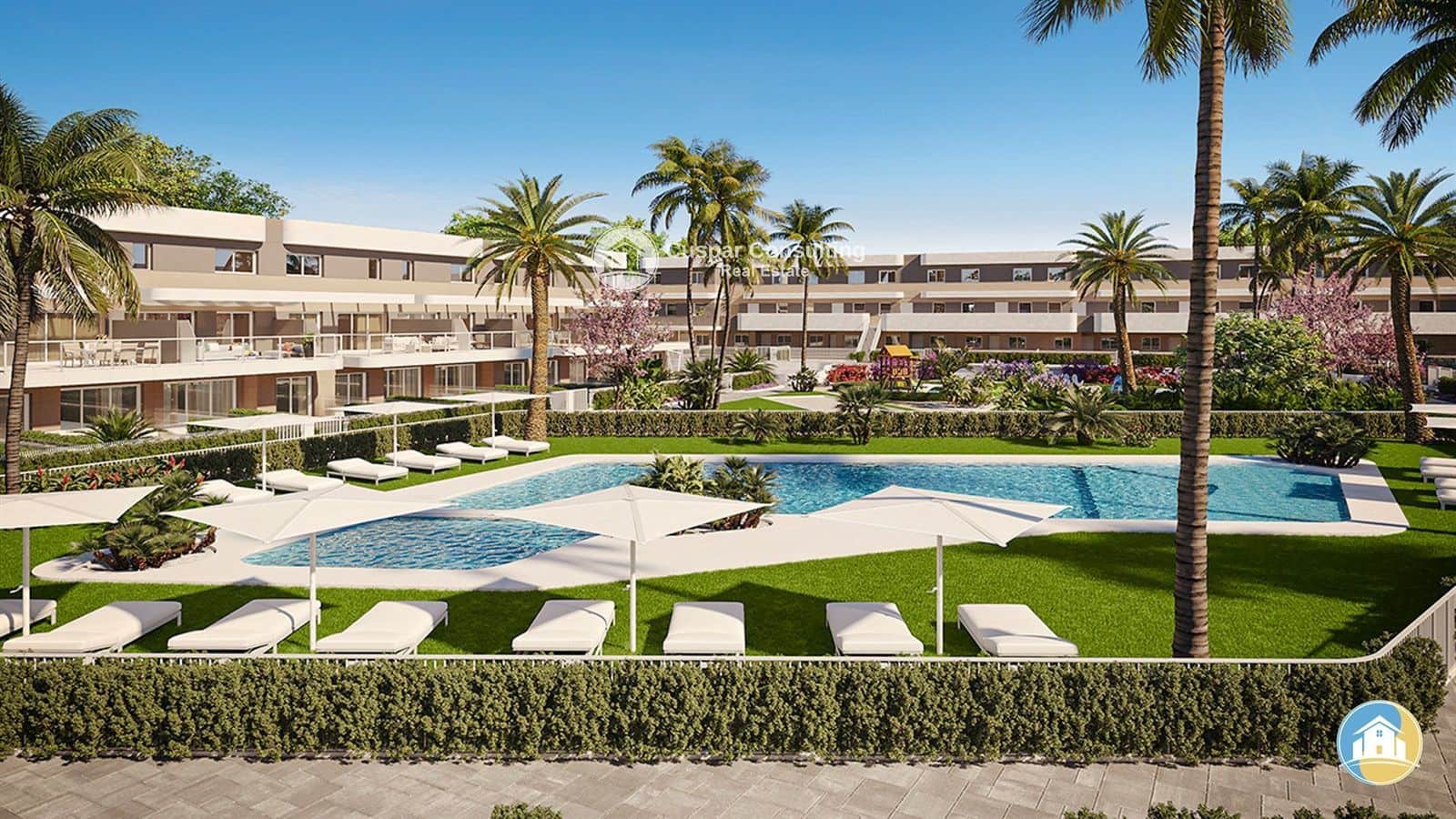 2 bedroom Flat for sale in Elche / Elx with pool garage - € 240,000 (Ref: 8555832)