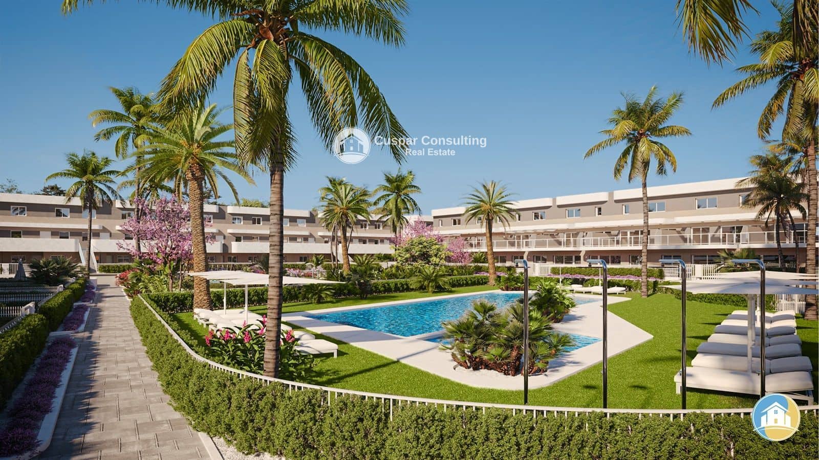 2 bedroom Flat for sale in Elche / Elx with pool garage - € 240,000 (Ref: 8555832)