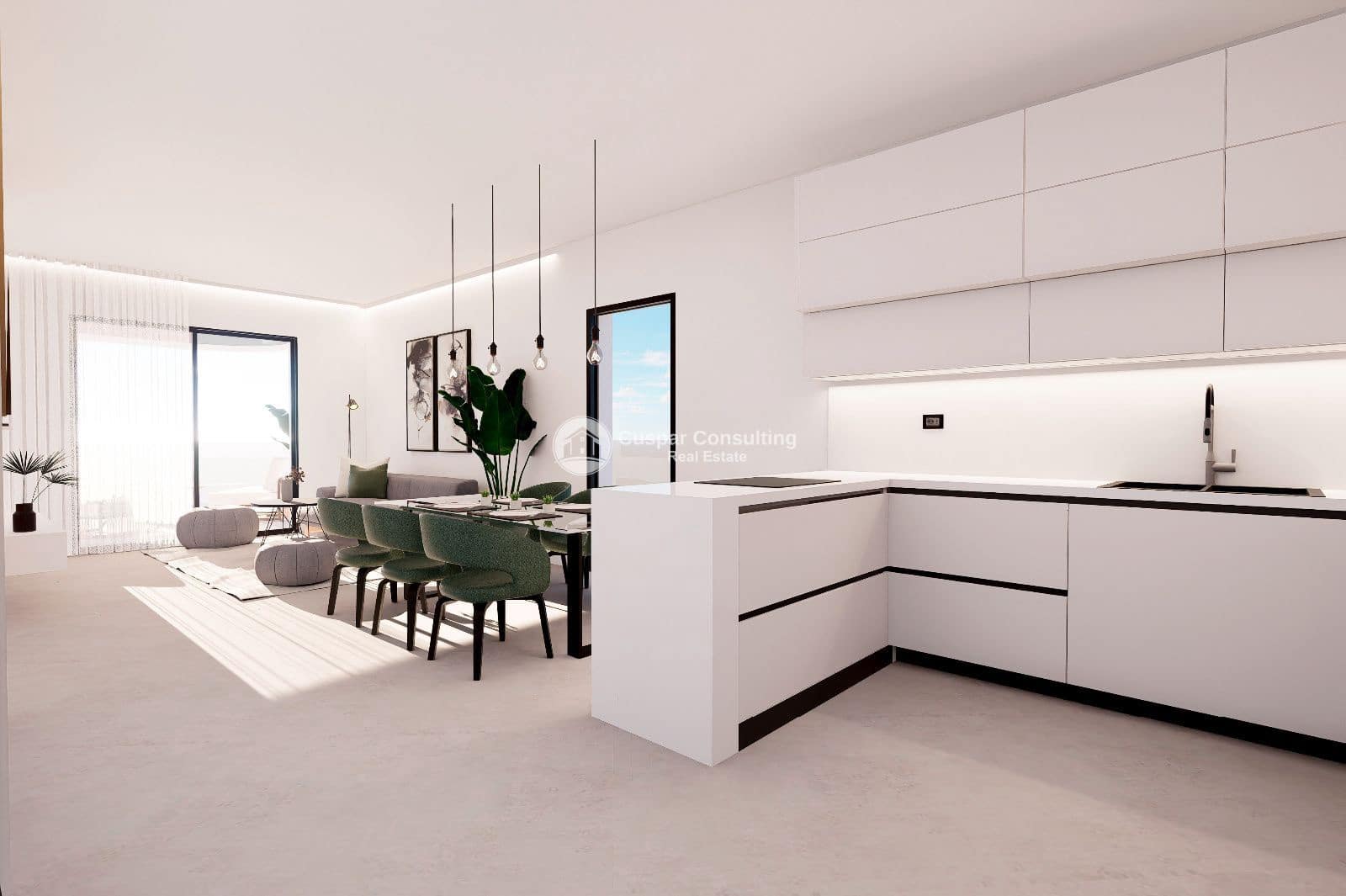 2 bedroom Flat for sale in Finestrat with pool garage - € 392,900 (Ref: 8555836)