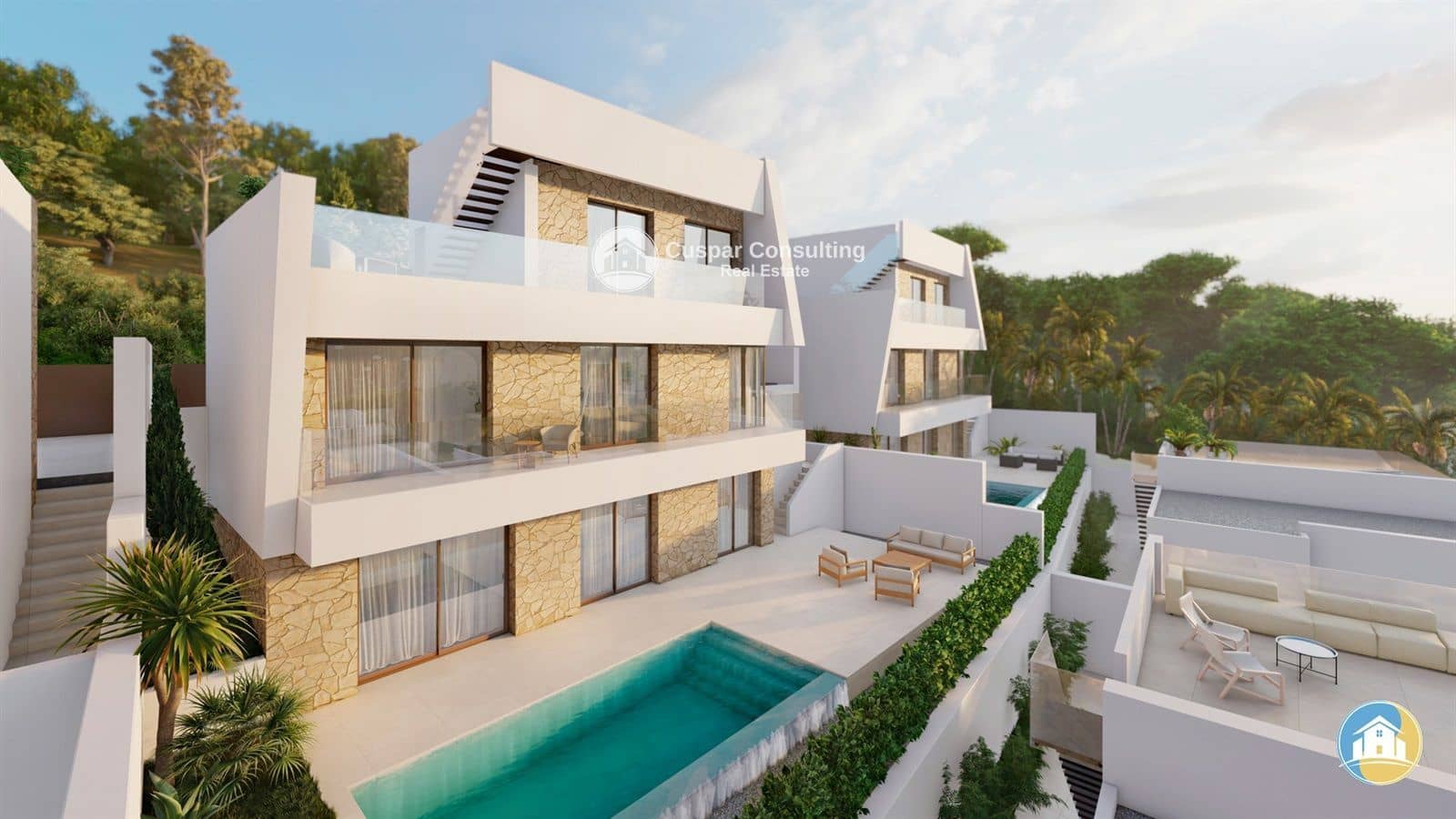 3 bedroom Villa for sale in Finestrat with pool garage - € 540,000 (Ref: 8555838)