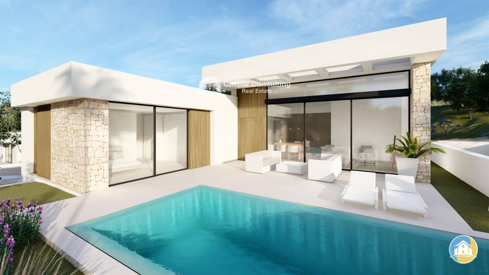 Chalet de 3 habitaciones en Rojales en venta con piscina garaje - 599.500 € (Ref: 8555842)