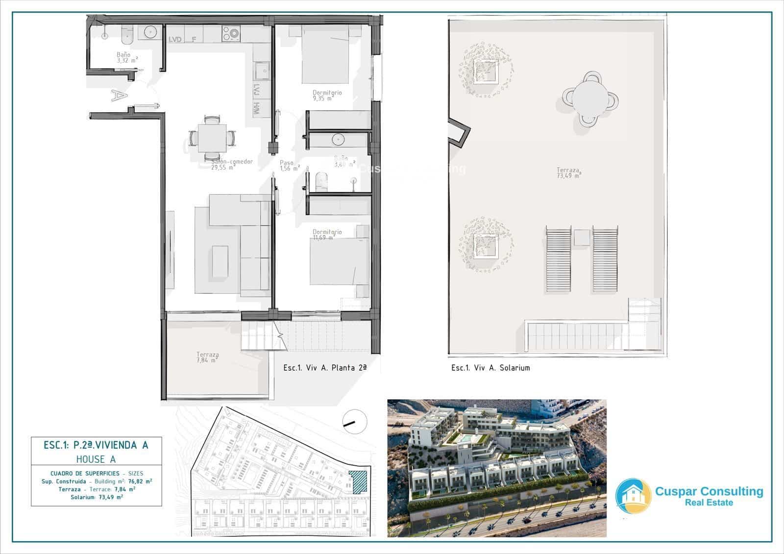 4 soverom Villa til salgs i Aguilas med svømmebasseng garasje - € 378 000 (Ref: 8555866)