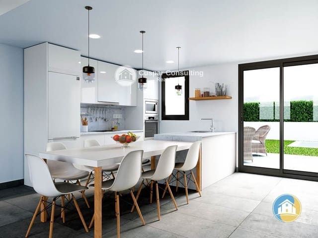 4 soverom Villa til salgs i Los Belones, Cartagena med svømmebasseng garasje - € 335 000 (Ref: 8555871)