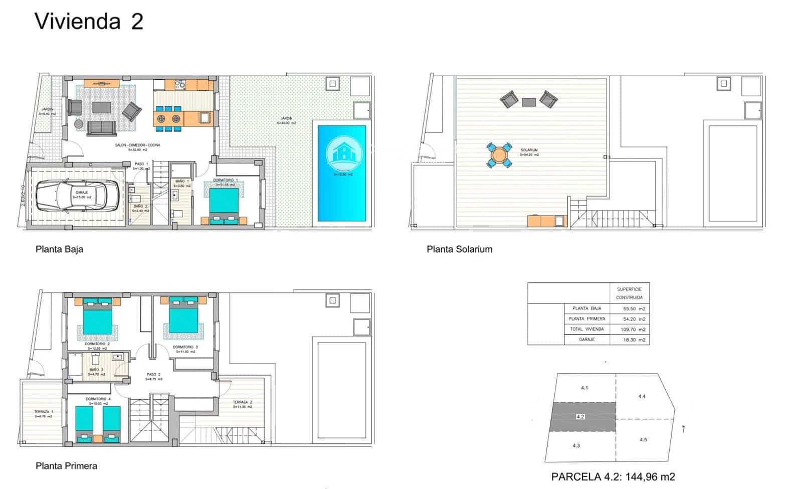 4 chambre Villa/Maison à vendre à Los Belones avec piscine garage - 335 000 € (Ref: 8555871)