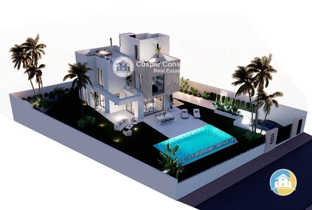 3 soverom Villa til salgs i Finestrat med svømmebasseng garasje - € 699 900 (Ref: 8555872)