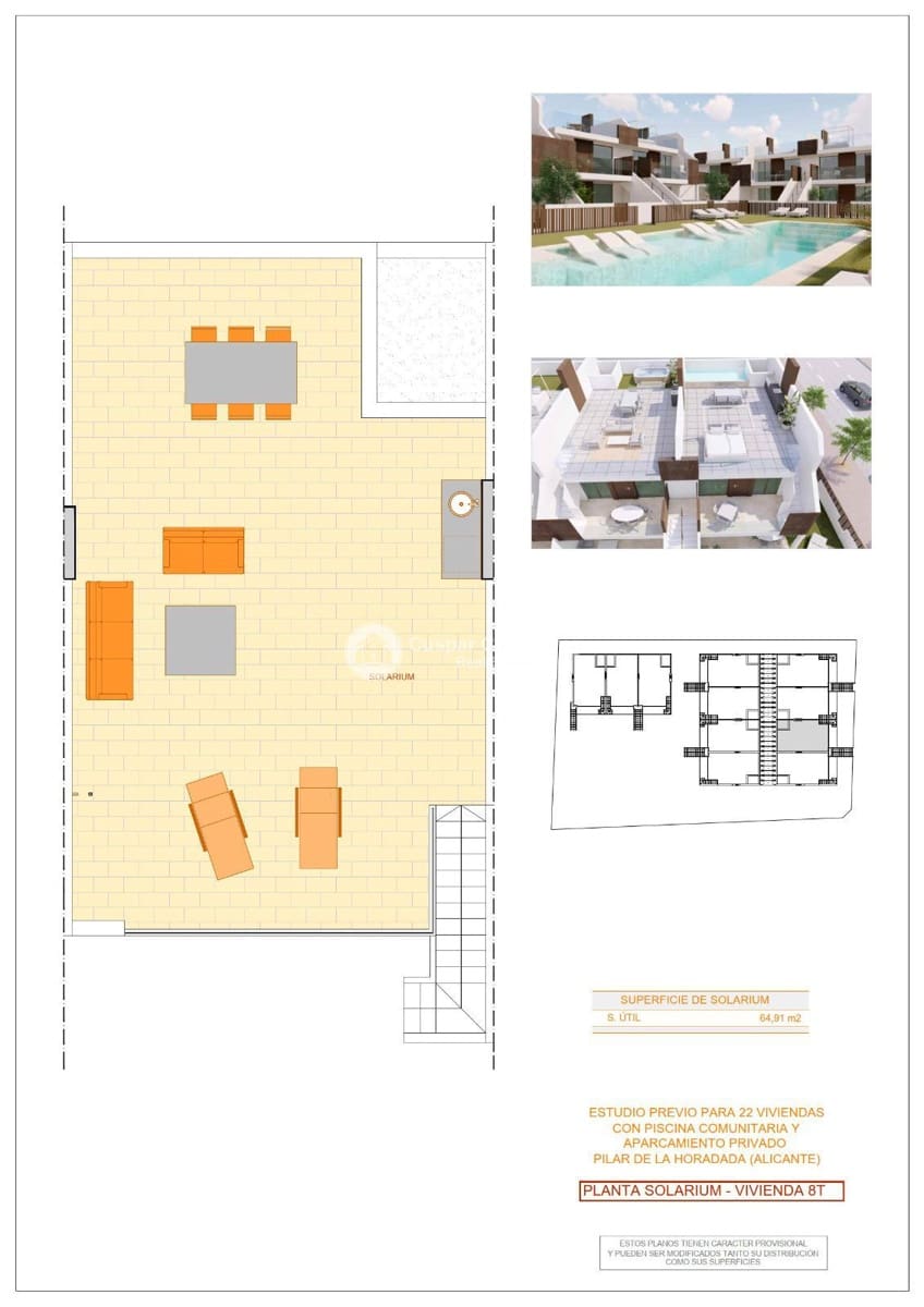 2 quarto Apartamento para venda em Pilar de la Horadada com piscina garagem - 252 900 € (Ref: 8555917)