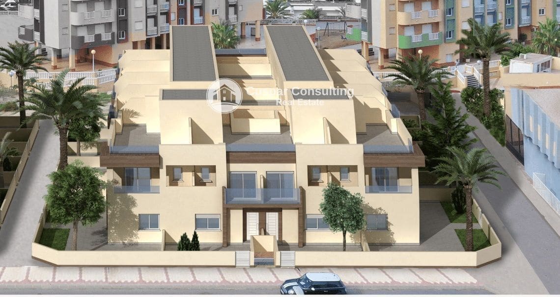3 soveværelse Lejlighed til salg i La Manga del Mar Menor med swimmingpool garage - € 350.000 (Ref: 8555931)