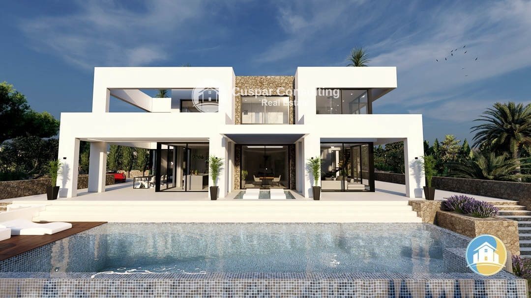 4 soverom Villa til salgs i Benissa med svømmebasseng garasje - € 2 260 000 (Ref: 8555959)