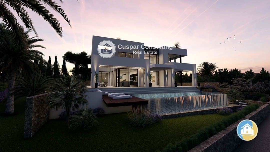 4 soverom Villa til salgs i Benissa med svømmebasseng garasje - € 2 260 000 (Ref: 8555959)