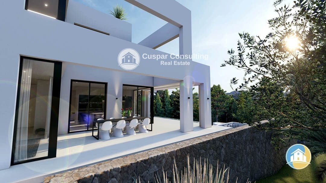 4 soverom Villa til salgs i Benissa med svømmebasseng garasje - € 2 260 000 (Ref: 8555959)