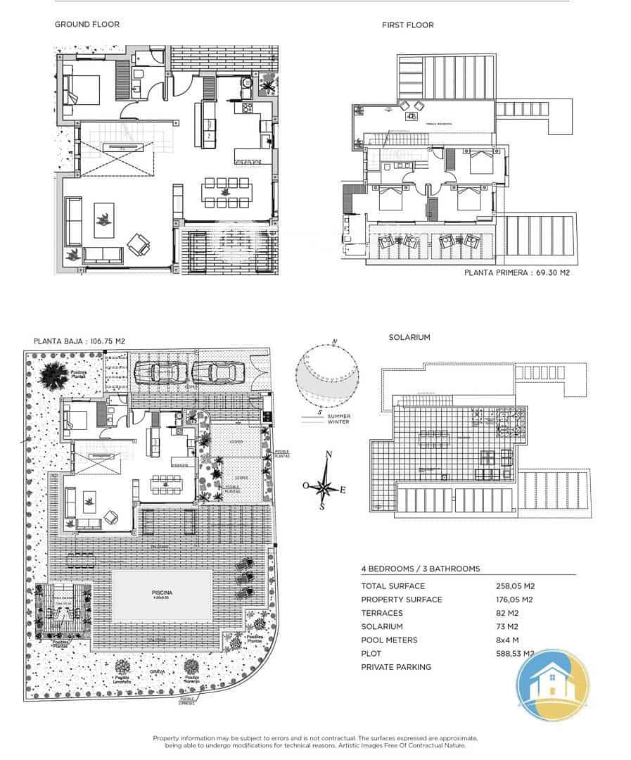 3 sovrum Villa till salu i Ciudad Quesada med pool garage - 929 305 € (Ref: 8555969)