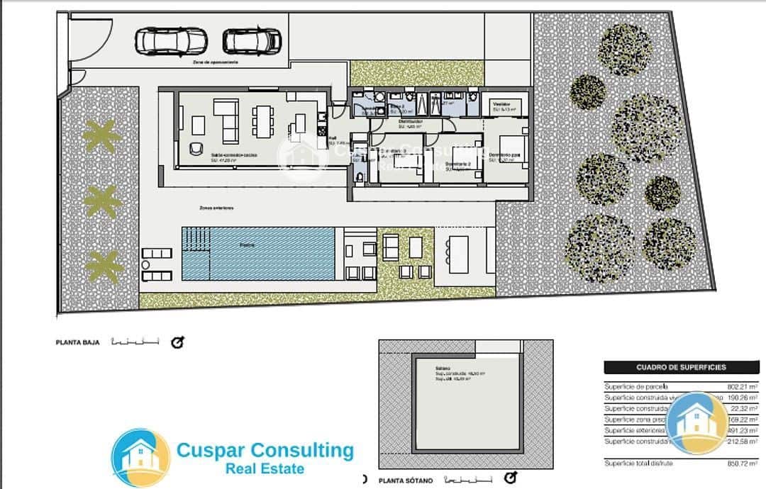 3 soverom Villa til salgs i Pinar de Campoverde med svømmebasseng garasje - € 775 000 (Ref: 8555972)
