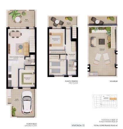 3 quarto Apartamento para venda em Pilar de la Horadada com piscina garagem - 354 900 € (Ref: 8555982)