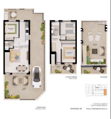 3 quarto Apartamento para venda em Pilar de la Horadada com piscina garagem - 354 900 € (Ref: 8555982)