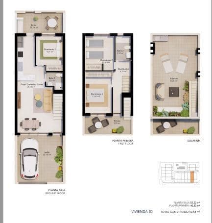 3 quarto Apartamento para venda em Pilar de la Horadada com piscina garagem - 354 900 € (Ref: 8555982)