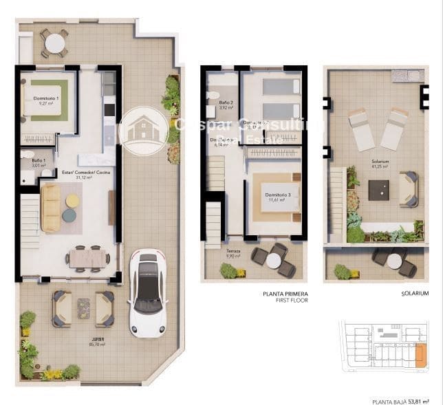 3 quarto Apartamento para venda em Pilar de la Horadada com piscina garagem - 354 900 € (Ref: 8555982)