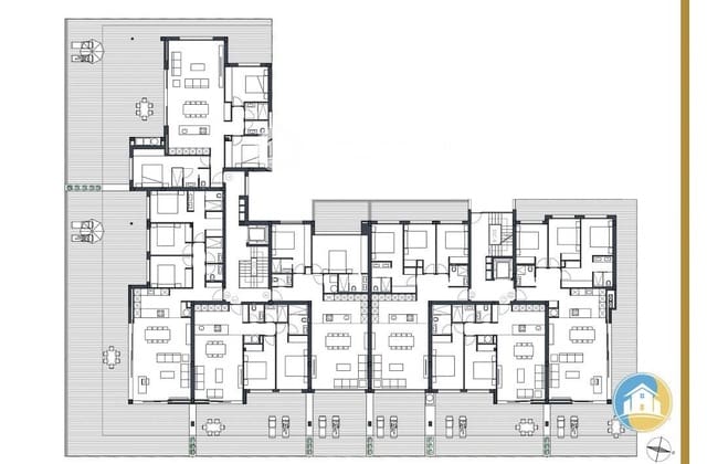 4 sovrum Takvåning till salu i Dehesa de Campoamor, Orihuela med pool garage - 1 499 000 € (Ref: 8555984)