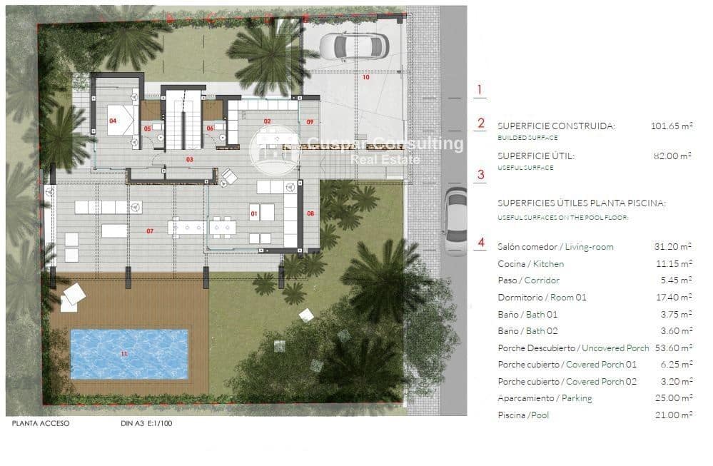 4 camera da letto Villa in vendita in Dehesa de Campoamor con piscina - 960.000 € (Rif: 8555985)