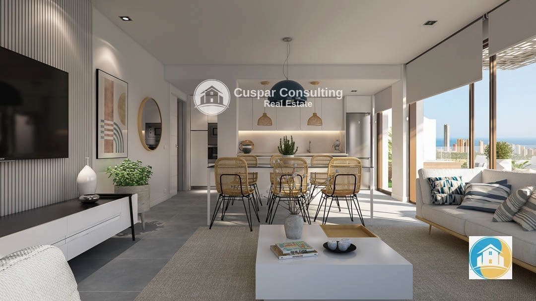 2 bedroom Flat for sale in Finestrat with pool garage - € 440,000 (Ref: 8555988)