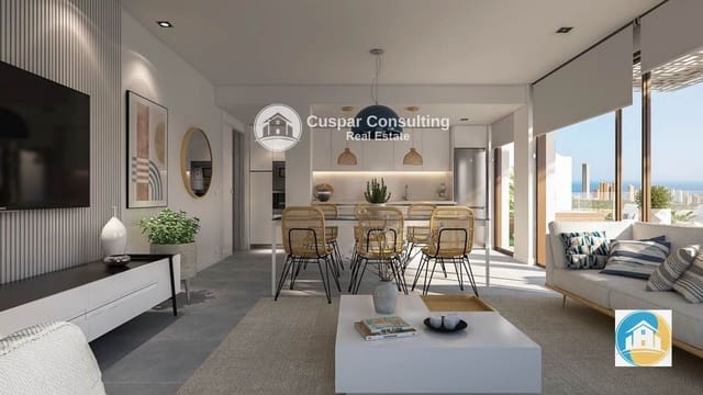 2 slaapkamer Flat te koop in Finestrat met zwembad garage - € 440.000 (Ref: 8555988)