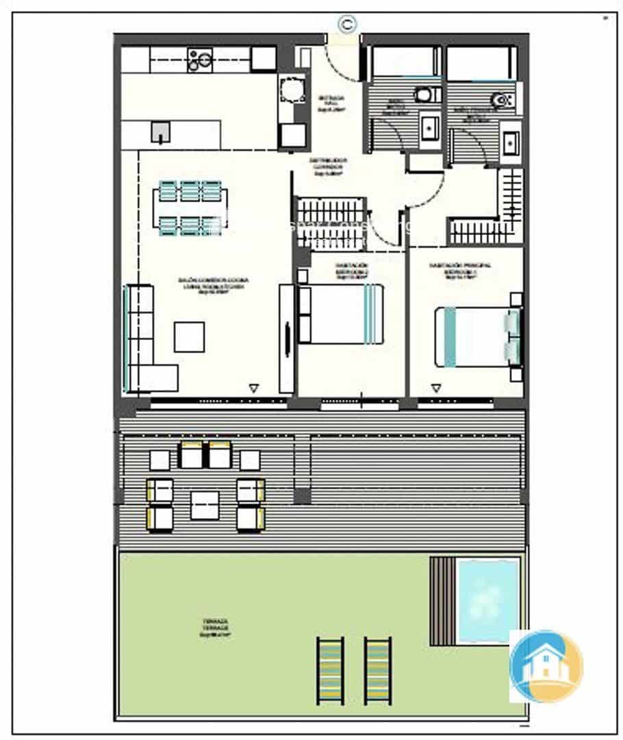 2 bedroom Flat for sale in Finestrat with pool garage - € 440,000 (Ref: 8555988)