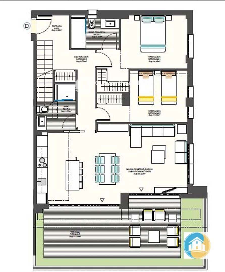 2 bedroom Flat for sale in Finestrat with pool garage - € 440,000 (Ref: 8555988)