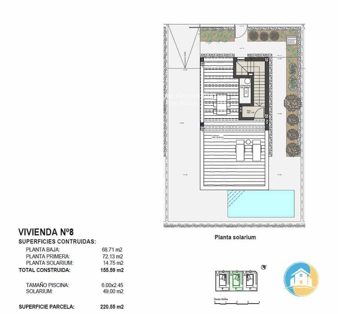 4 sypialnia Willa na sprzedaż w Torre de la Horadada z basenem garażem - 1 250 000 € (Ref: 8555995)