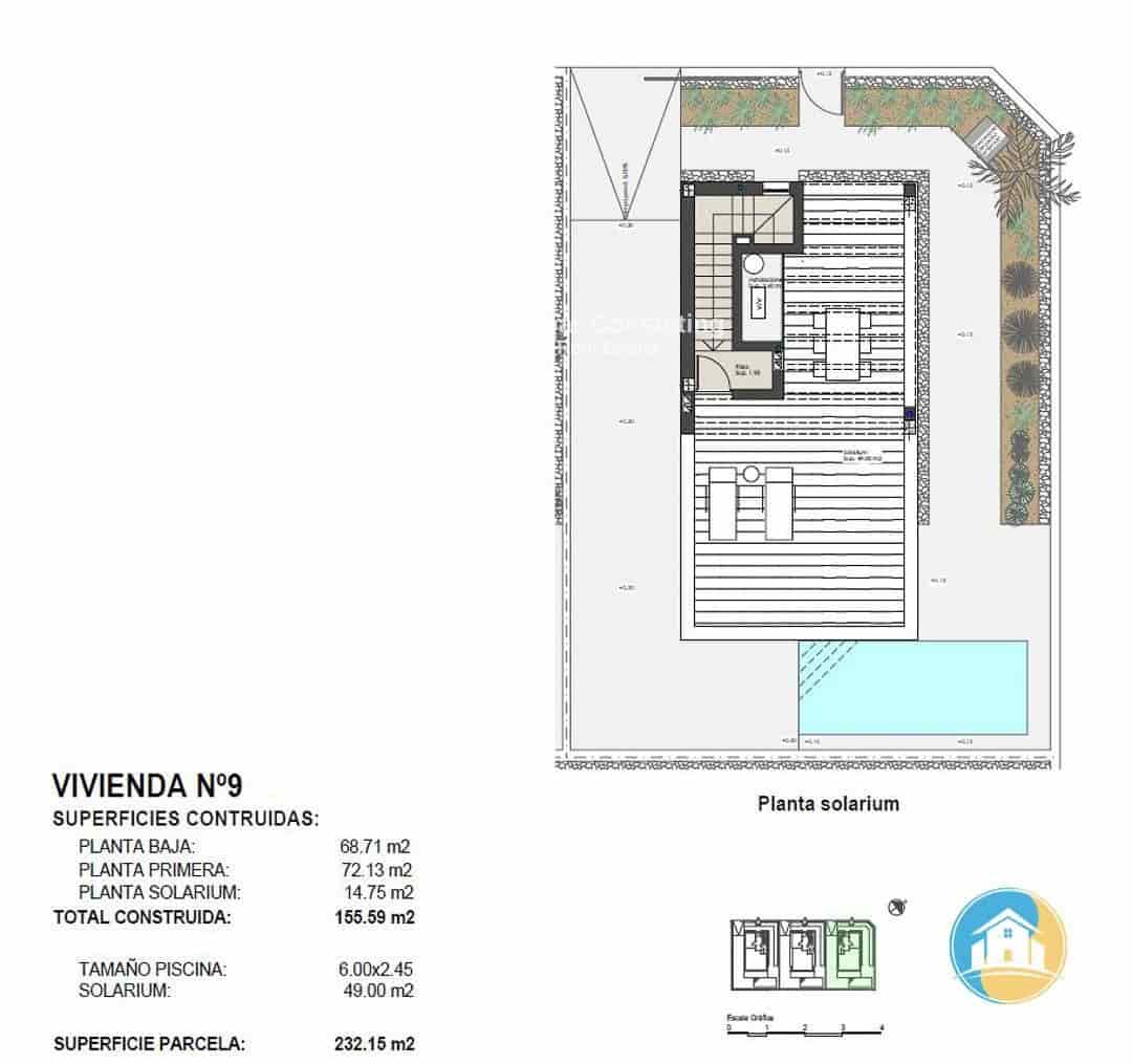 4 sypialnia Willa na sprzedaż w Torre de la Horadada z basenem garażem - 1 250 000 € (Ref: 8555995)
