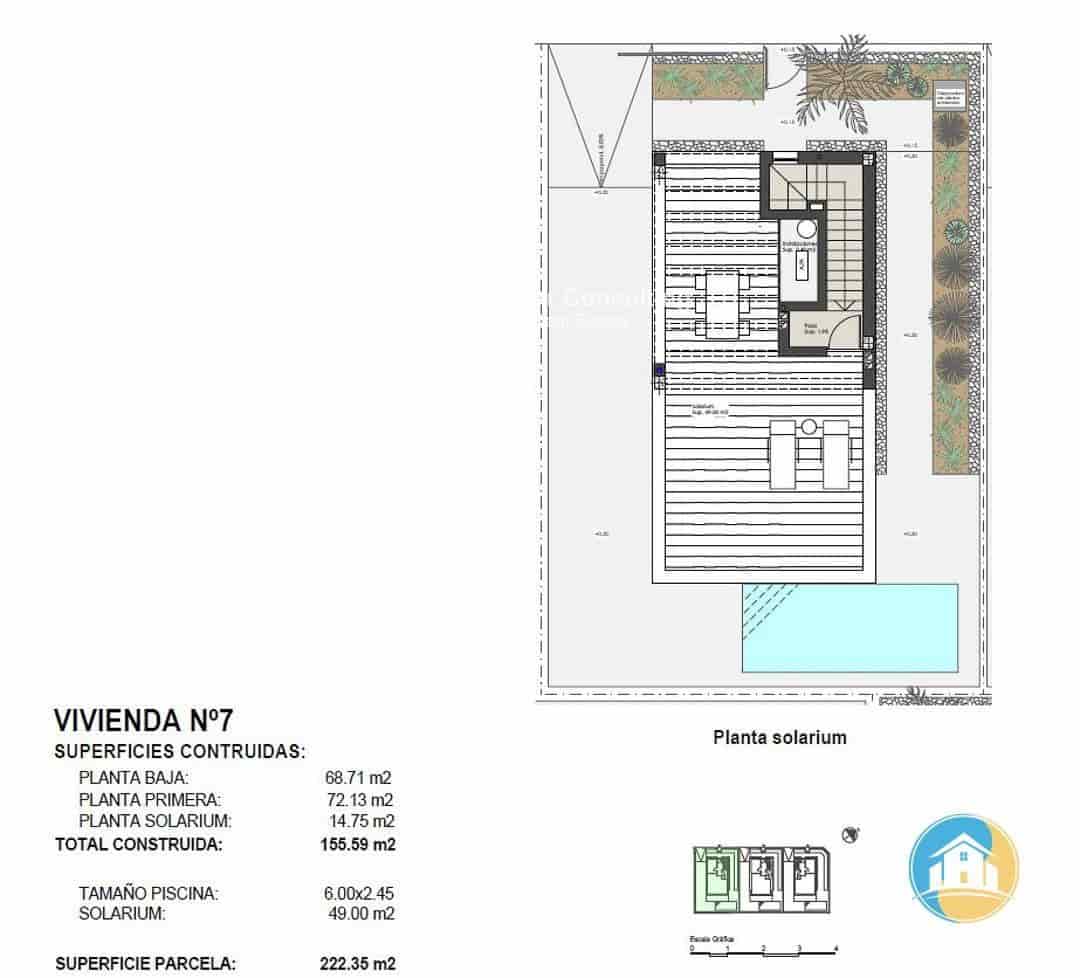 4 sypialnia Willa na sprzedaż w Torre de la Horadada z basenem garażem - 1 250 000 € (Ref: 8555995)