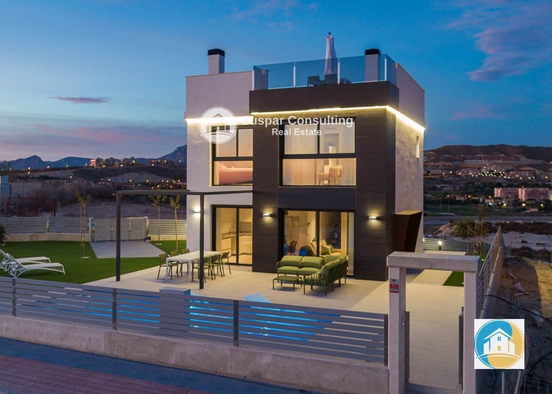 3 bedroom Villa for sale in Muchamiel / Mutxamel with pool garage - € 450,000 (Ref: 8556024)