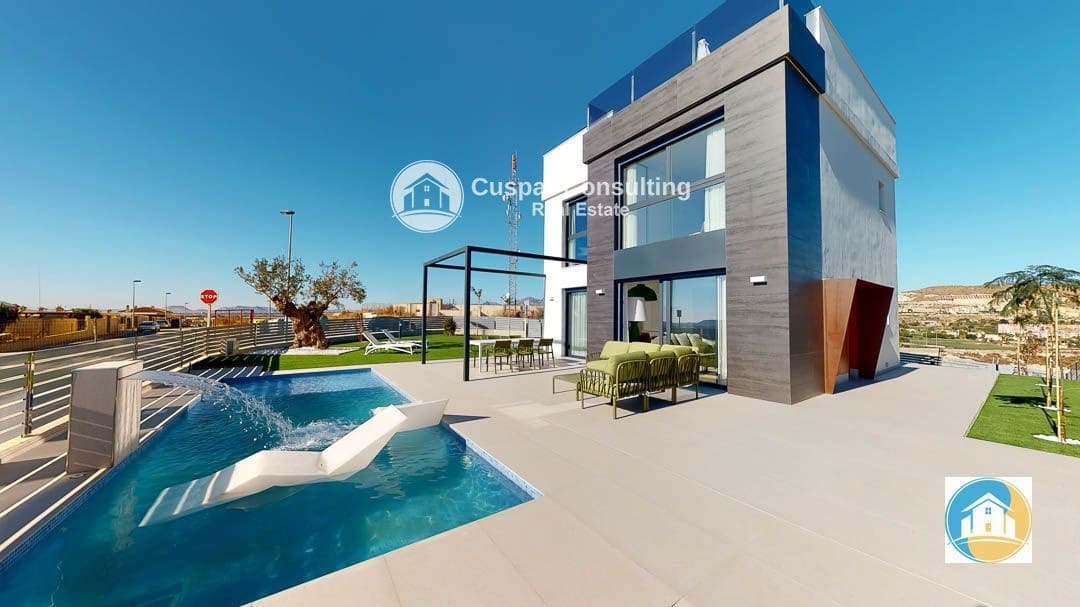 3 soveværelse Villa til salg i Muchamiel / Mutxamel med swimmingpool garage - € 430.000 (Ref: 8556024)