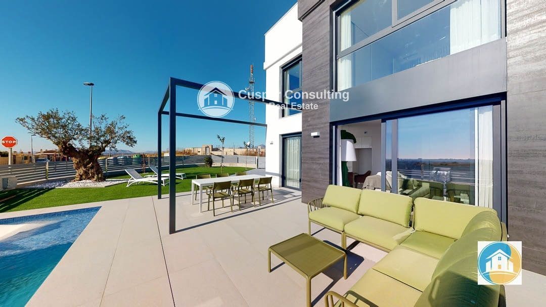 3 bedroom Villa for sale in Muchamiel / Mutxamel with pool garage - € 450,000 (Ref: 8556024)