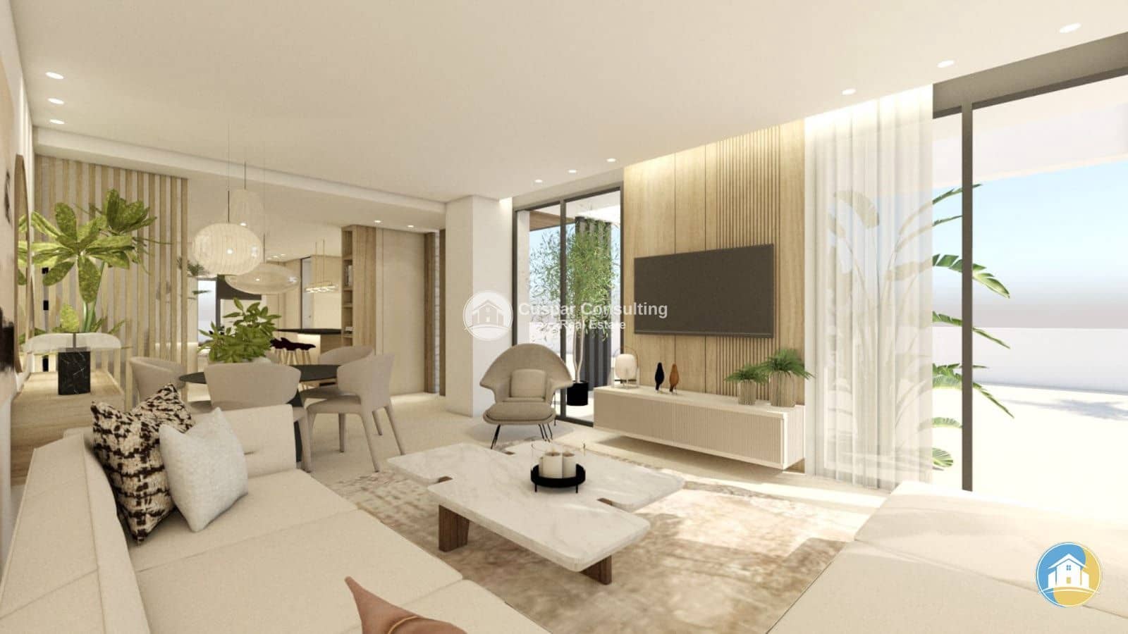 3 slaapkamer Villa te koop in Los Alcazares met zwembad garage - € 587.900 (Ref: 8571017)