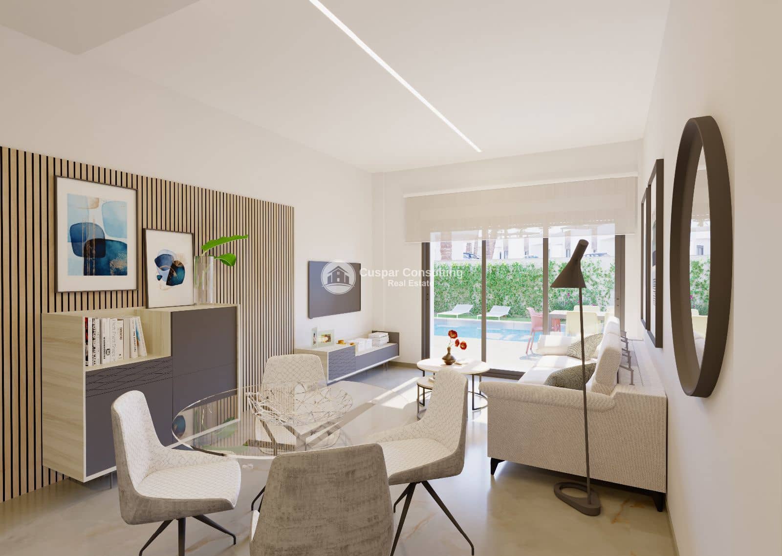 3 bedroom Villa for sale in Algorfa with pool garage - € 377,000 (Ref: 8604959)