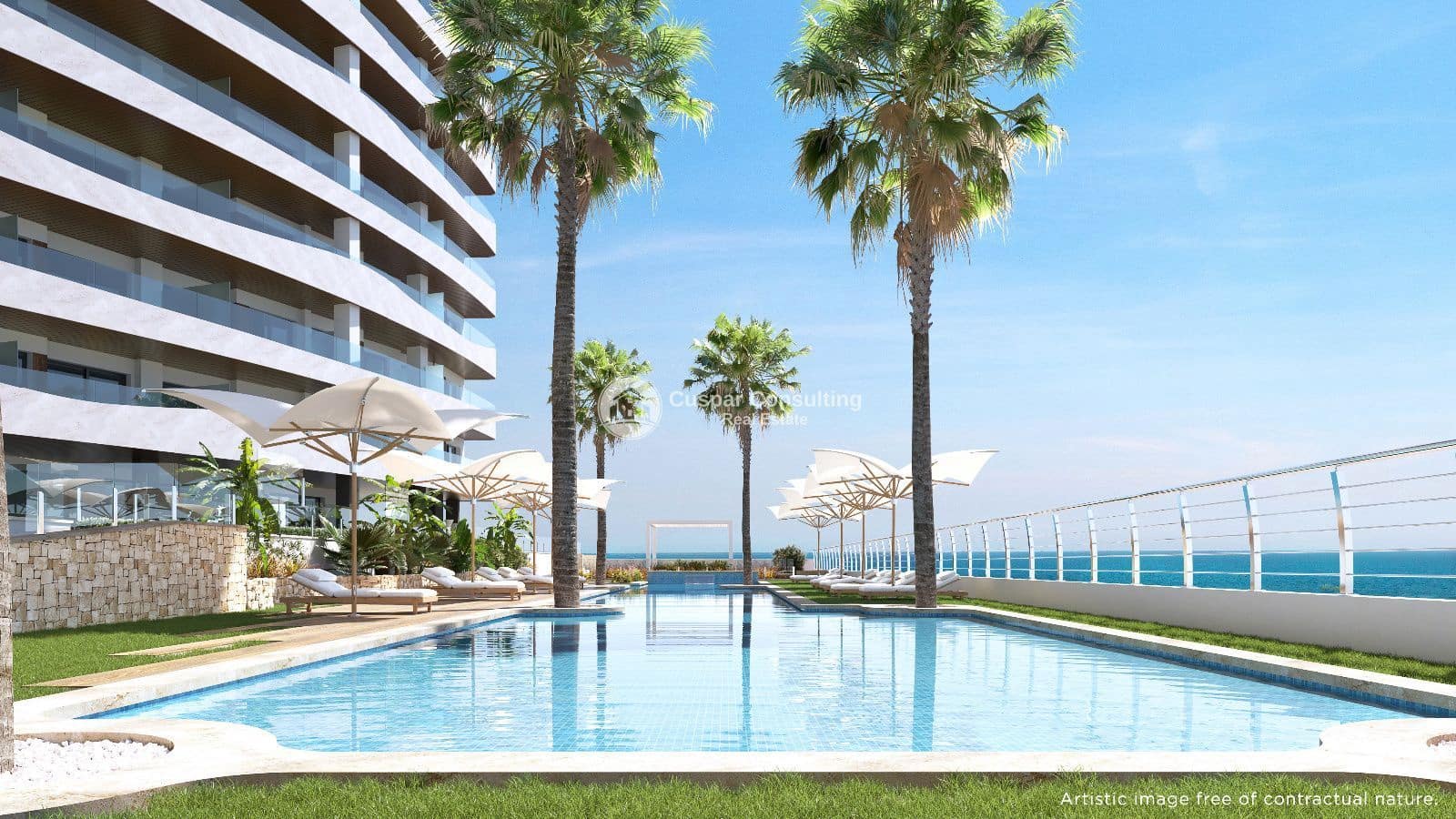 3 makuuhuone Asunto myytävänä paikassa La Manga del Mar Menor mukana uima-altaan 
autotalli - 543 000 € (Ref: 8623148)