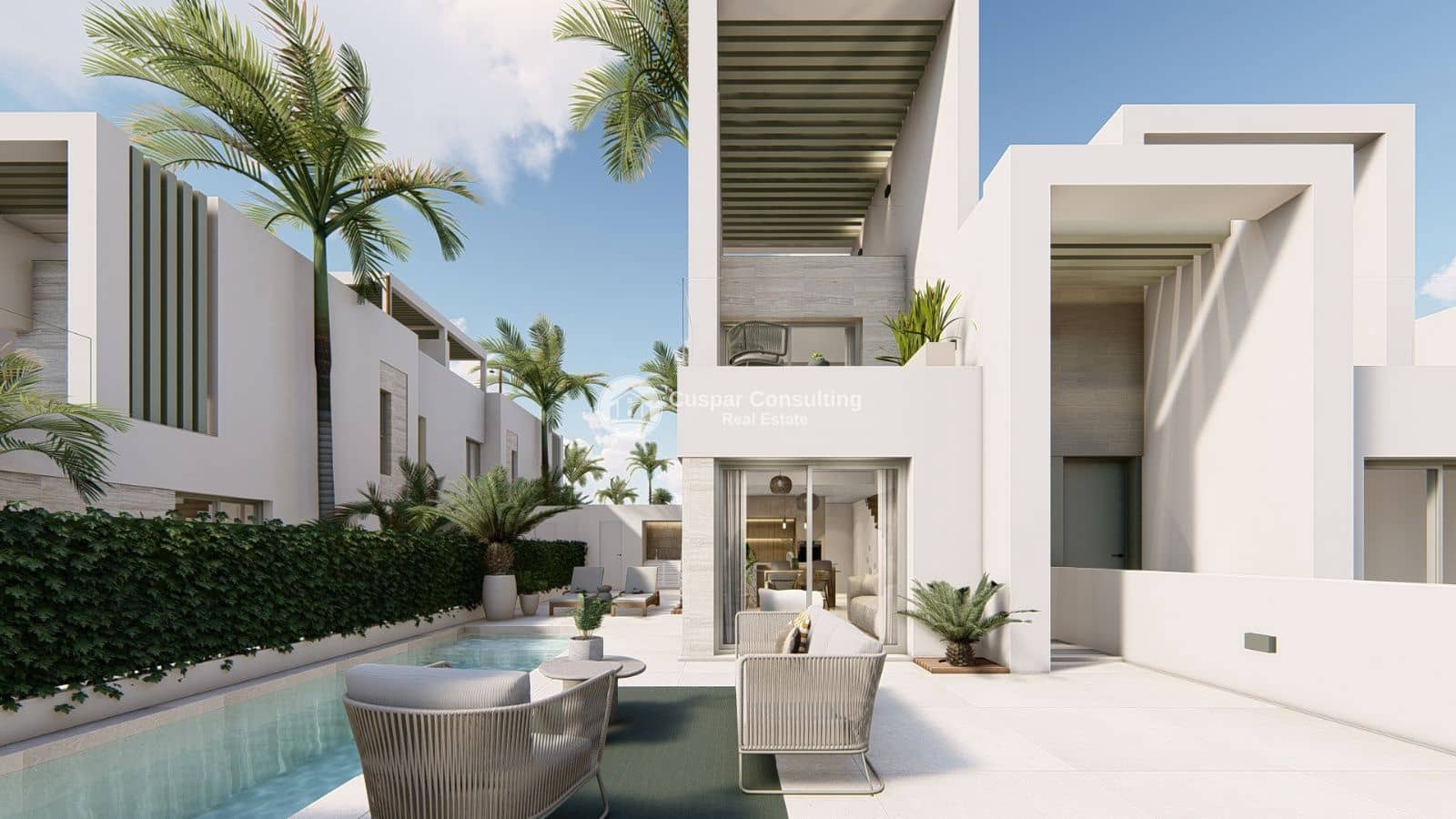 3 soveværelse Byhus til salg i Ciudad Quesada med swimmingpool garage - € 389.000 (Ref: 8623735)