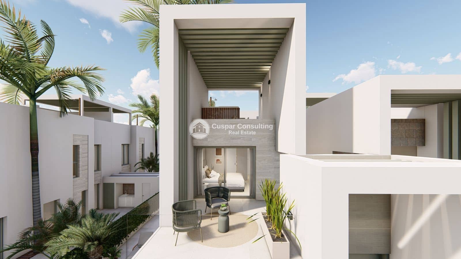 3 soveværelse Byhus til salg i Ciudad Quesada med swimmingpool garage - € 389.000 (Ref: 8623735)